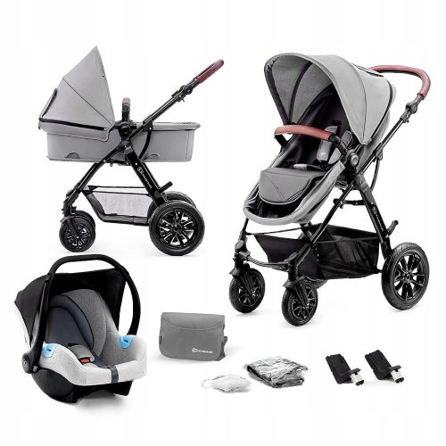  Kinderkraft MOOV 3in1 stroller, grey