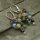 RayOfArt - Silver earrings labradorite amethyst citrine aventurine cluster