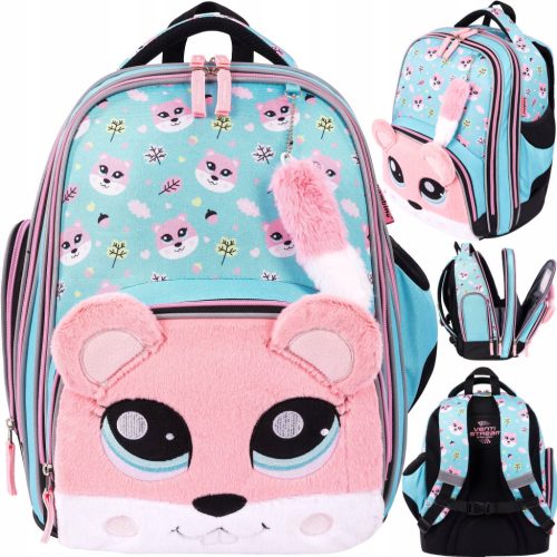 Premium Bambibo Squirrel Plush Backpack for School, Grade 1-3