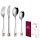  Gerlach Pychotki children's cutlery made of stainless steel, 4 pieces