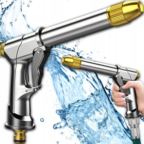  Metal garden hose gun, sprinkler for water regulation