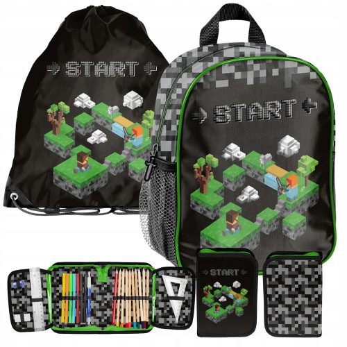  PASO MINECRAFT START PRESCHOOL BACKPACK + 2 more products