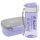  BOTTLE + LUNCH BAG WITH TWO COMPARTMENTS PURPLE DERFORM / BACKUP