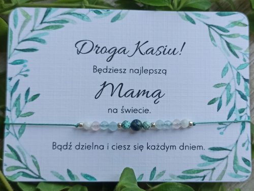  Lucky bracelet for the future mother, pregnancy, amulet stones