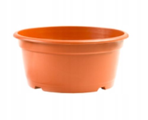  Flowerpot MIRADO 21 cm x 21 x 10.5 cm Diameter 21 cm Plastic Terracotta