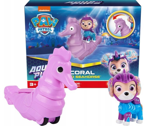  PAW PATROL AQUA PUPS SET, CORAL HORSE FIGURE