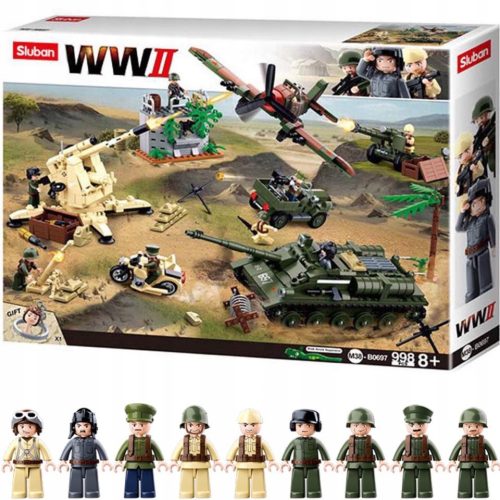  Sluban Army M38-B0697 blocks our children G119872 998 pcs.