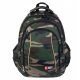  ST.RIGHT school backpack with multiple compartments, black, green tones, 26 l