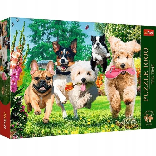  Trefl Premium Plus Quality Puzzles premium puzzles 1000 pieces Tea Time: Trouble is coming! puzzles with animals puzzles with animals set of puzzles puzzle puzzles for children