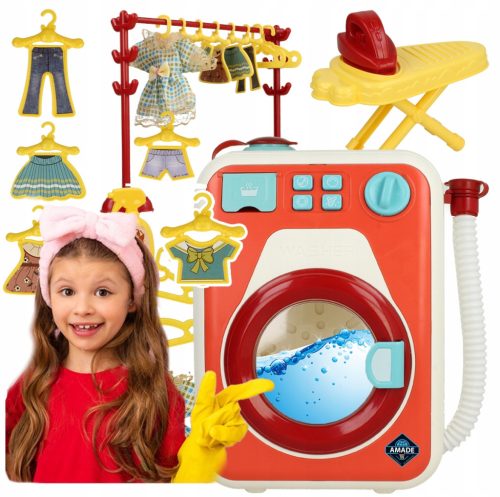  INTERACTIVE WATER WASHING MACHINE WITH CHILDREN'S ACCESSORIES HOUSEHOLD APPLIANCE TOY