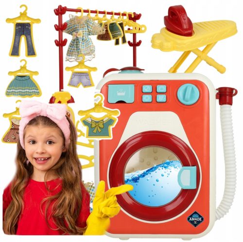  INTERACTIVE WATER WASHING MACHINE WITH CHILDREN'S ACCESSORIES HOUSEHOLD APPLIANCE TOY