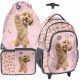  Paso School Backpack with Multiple Compartments Pink Shades, Multicoloured 28 l + 2 more products