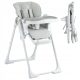  Children's chairs, foldable, adjustable children's chair, 15 kg, grey