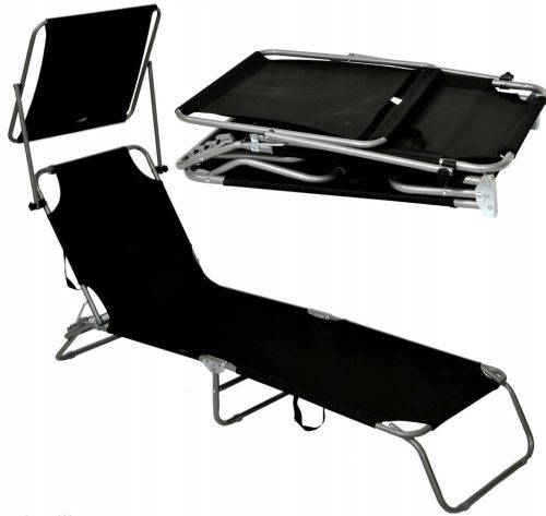  ROYOKAMP 1020303 lounger, black metal