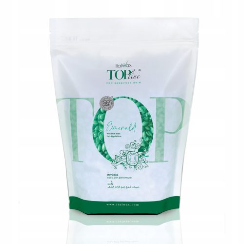  ItalWax Hard Depilatory Wax in Granules TOP LINE EMERALD Drops 750 g