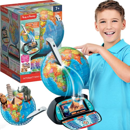 INTERACTIVE GLOBUS EDUGLOBUS DIGITAL + APPLICATION LEARNING FUN CLEMENTONI