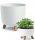  Prosperplast flowerpot 29.8 cm x 29.8 x 28.5 cm diameter 29.8 cm plastic white