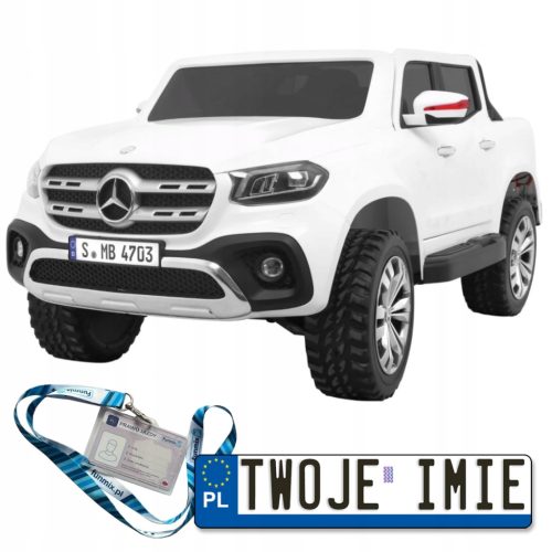  VEHICLE AUTO MERCEDES BENZ X-CLASS BATTERY-POWERED PILOT 4X4 MP4 LED EVA