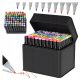  ALCOHOL MARKER SET 80 PIECES + BAG DOUBLE-SIDED EXCURSIONS, MARKER, MARKER