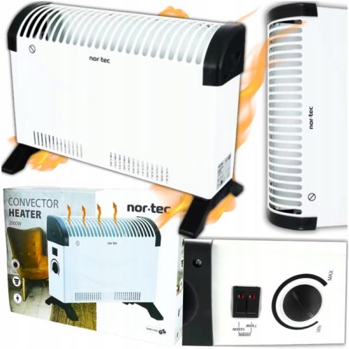  Nor-tec 2022 electric convector heater, production 2000 W