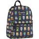  Minecraft Astra School Backpack with One Compartment, Black, Grey and Silver Tones, Green Tones, Multicoloured, 16 l