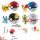  Pokemon Clip Go PokeBall Figuren 4er SET