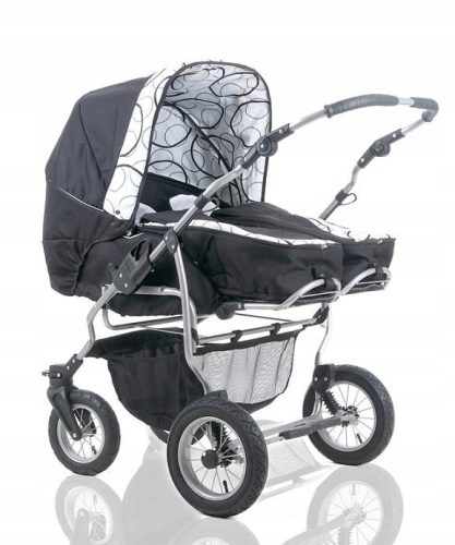  LIGHTWEIGHT DOUBLE STROLLER – 54 COLORS – STEERING WHEELS