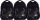 Strigo Misty Black Wild x3 School Backpack – Spacious & Lightweight