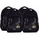 Strigo Misty Black Wild x4 School Backpack: Spacious & Ergonomic