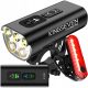  KINGSEVEN G1-2000 Bicycle Lighting + Rear Light 2000 lm Battery