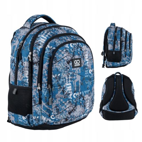 GoPack GO24-162M-1 Youth School Backpack: Stylish & Ergonomic Design
