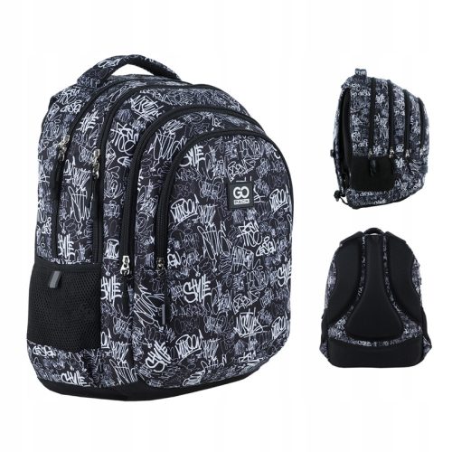  YOUTH SCHOOL BACKPACK IN GRAFFITI STYLE GoPack