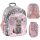 Girls' Pink Paso Cat Backpack for Grades 1-3 - Durable and Ergonomic