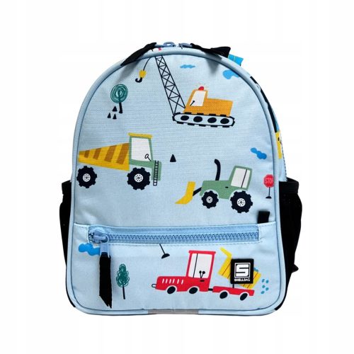  Blue Construction Machinery Kindergarten Backpack