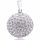  BALL SWAROVSKI SILVER PENDANT 14 mm