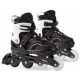  Spokey Patins à roulettes réglables 38-41 Skate Noir et Blanc