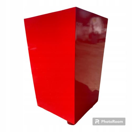  Polios Composites flowerpot 45 cm x 38 x 67 cm polymer concrete in red tones