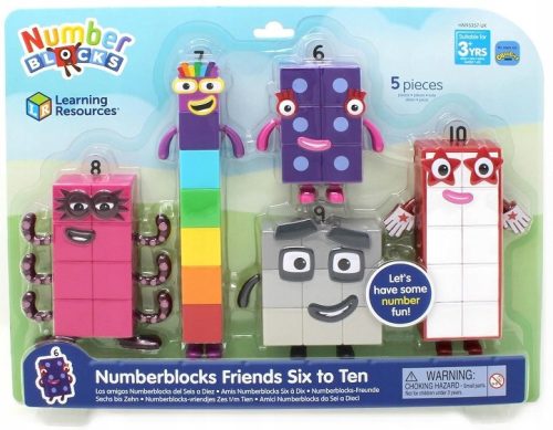  Learning Resources Number Blocks 6–10 Counting Cubes HM95357