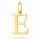  GOLD PENDANT Pendant LETTER E pr. 585 14k