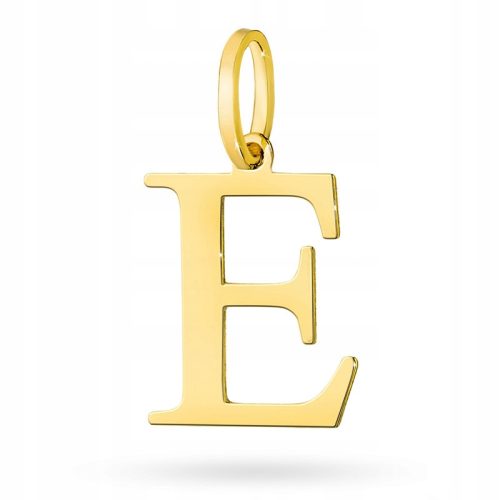  GOLD PENDANT Pendant LETTER E pr. 585 14k