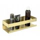  WALL SHELF, gold, BATHROOM FOR SHOWER, non-invasive installation