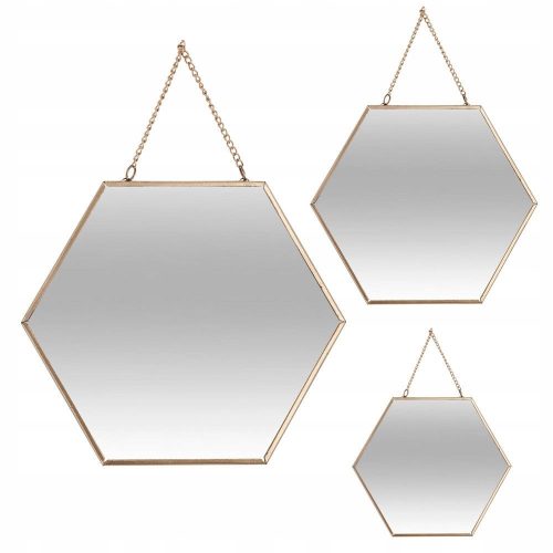  Atmosphera hexagonal wall mirror 290 x 290 mm