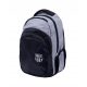  FC Barcelona Astra Multi-Compartment School Backpack, Black, Grey and Silver Tones, 24 l