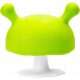  Orthodontic teething ring made of Mombella silicone, green tones