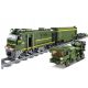  BLOCKI CITY ARMY TRAIN GREEN