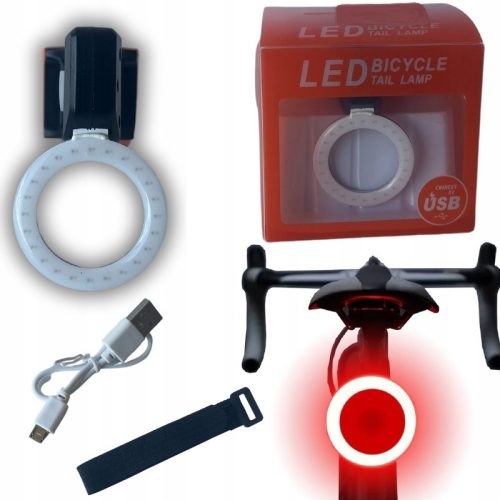  BICYCLE TAIL LIGHT RED USB BATTERY POWERFUL LED TAIL LIGHT