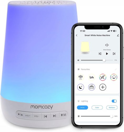  Momcozy bedside lamp white