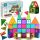  MAGNETIC CONSTRUCTION EDUCATIONAL BLOCKS LARGE PANELS 3D PUZZLE 56 EL