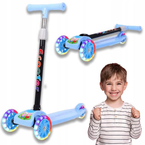  FOLDABLE TRICYCLE BALANCE SCOOTER FOR KIDS WITH LED WHEELS