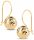  GOLD DIAMOND BALL HANGING EARRINGS 333